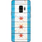 Chicago Flag Light Wood Galaxy S9 Skin